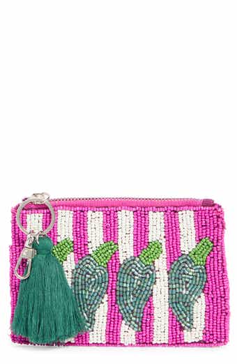 Collection XIIX Pepper Beaded Coin Pouch