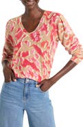 NIC+ZOE Ikat Cotton Blend Sweater