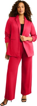 Roaman's Plus Size Comfort Stretch Ponte Blazer