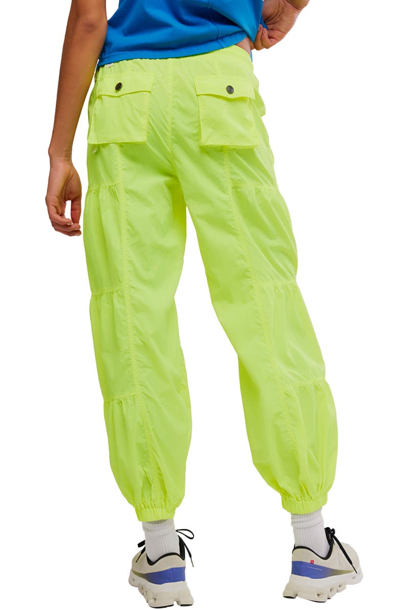 Free People FP Movement Set Me Free Pants, Alternate, color, Highlighter