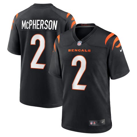 Men's Nike Evan McPherson Black Cincinnati Bengals Team Game Jersey