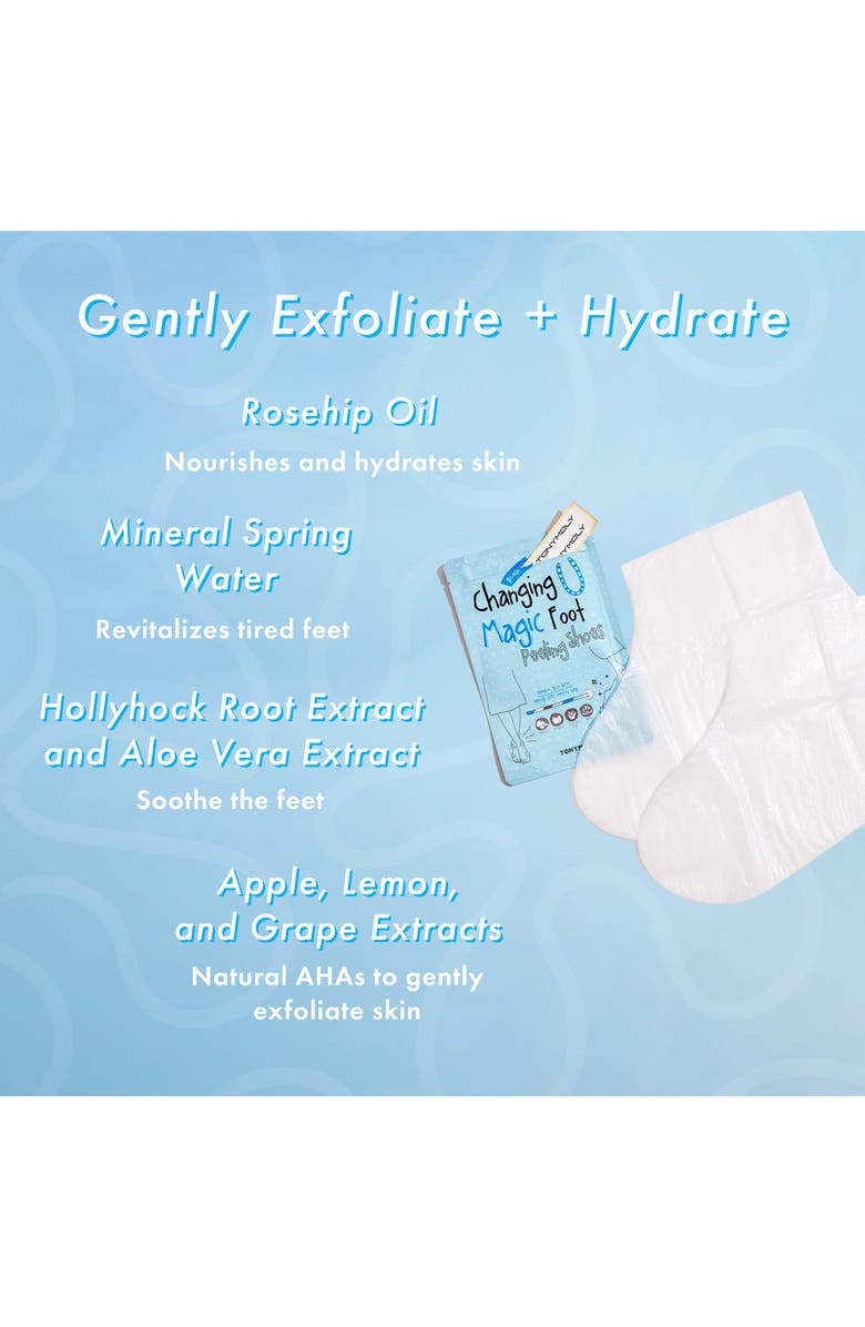 TONYMOLY Changing U Magic Foot Peeling Shoes Mask, Alternate, color,