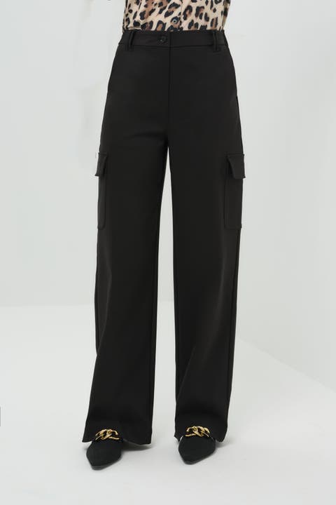 Hayes Recycled Wide Leg Cargo Pull-on Pant
