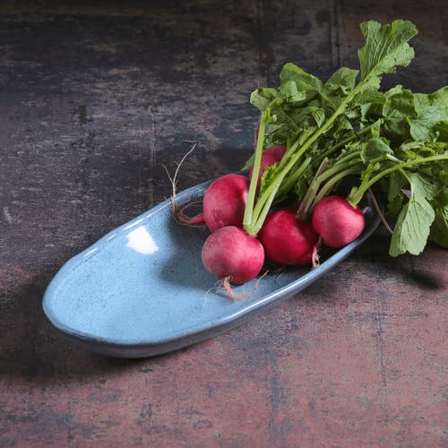 Porto Brasil Deep Oval Platter Set Of 4 In Blue
