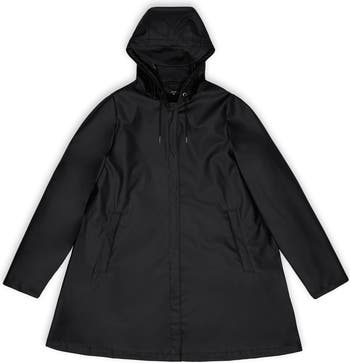 Rains Waterproof A-Line Rain Jacket | Nordstrom