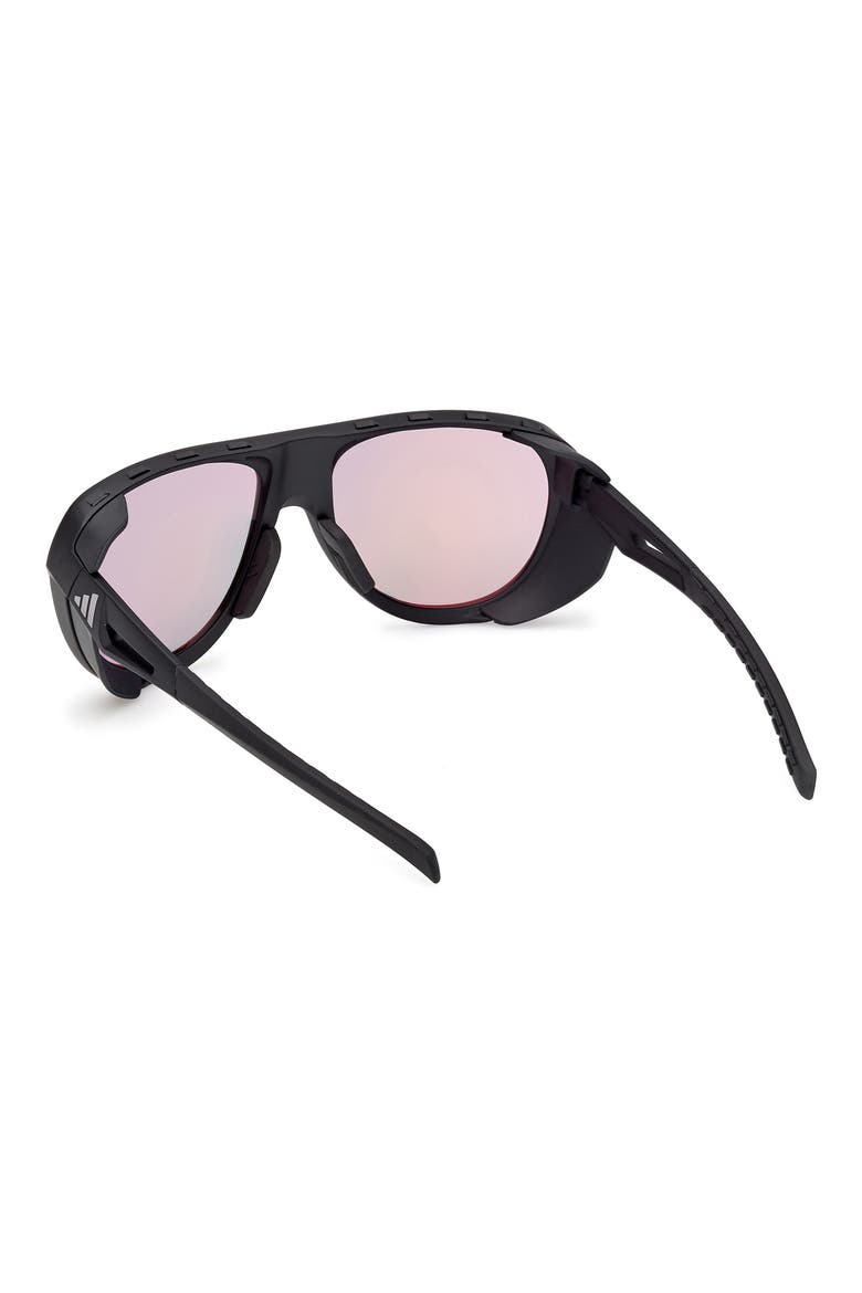 Pilot Sunglasses, Alternate, color, MATTE BLACK/ GRADIENT