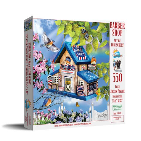 Barber Shop 550 piece Jigsaw Puzzle for Adults