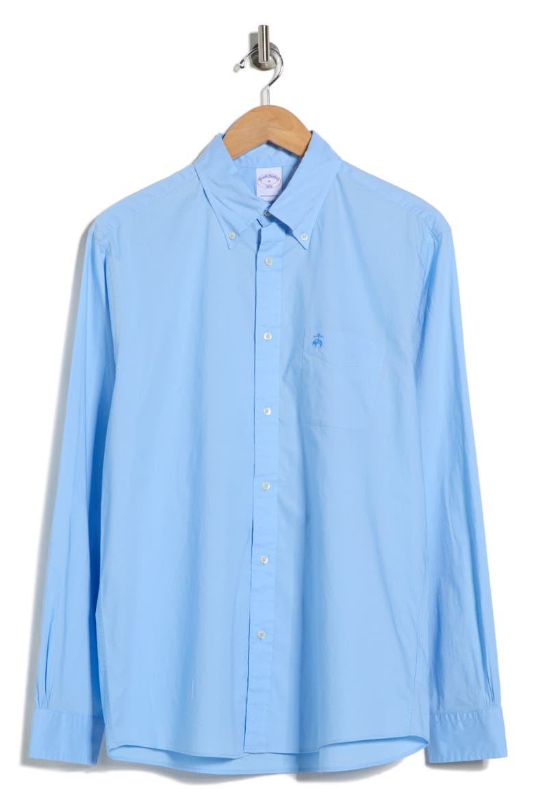 Solid Long Sleeve Shirt, Alternate, color, LIGHT/ PASTEL BLUE