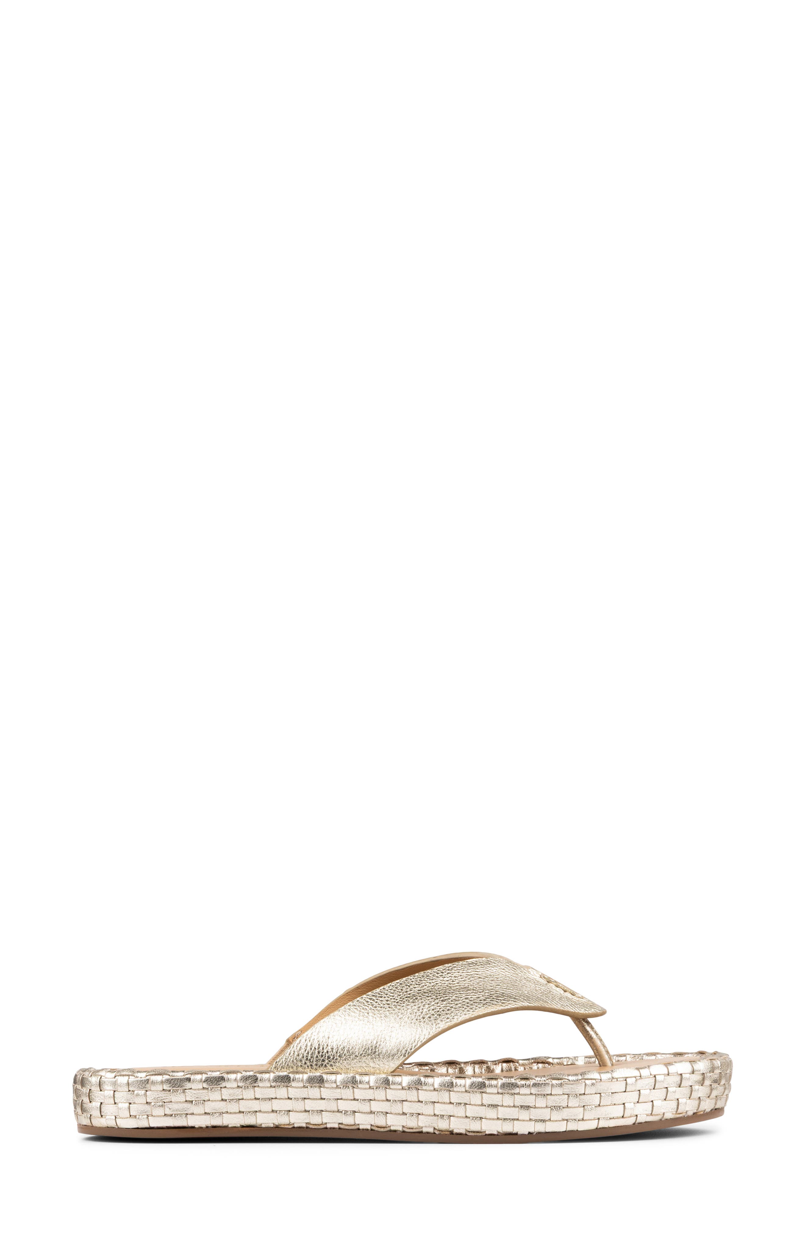 Dasara Platform Flip Flop, Alternate, color, PLATINO
