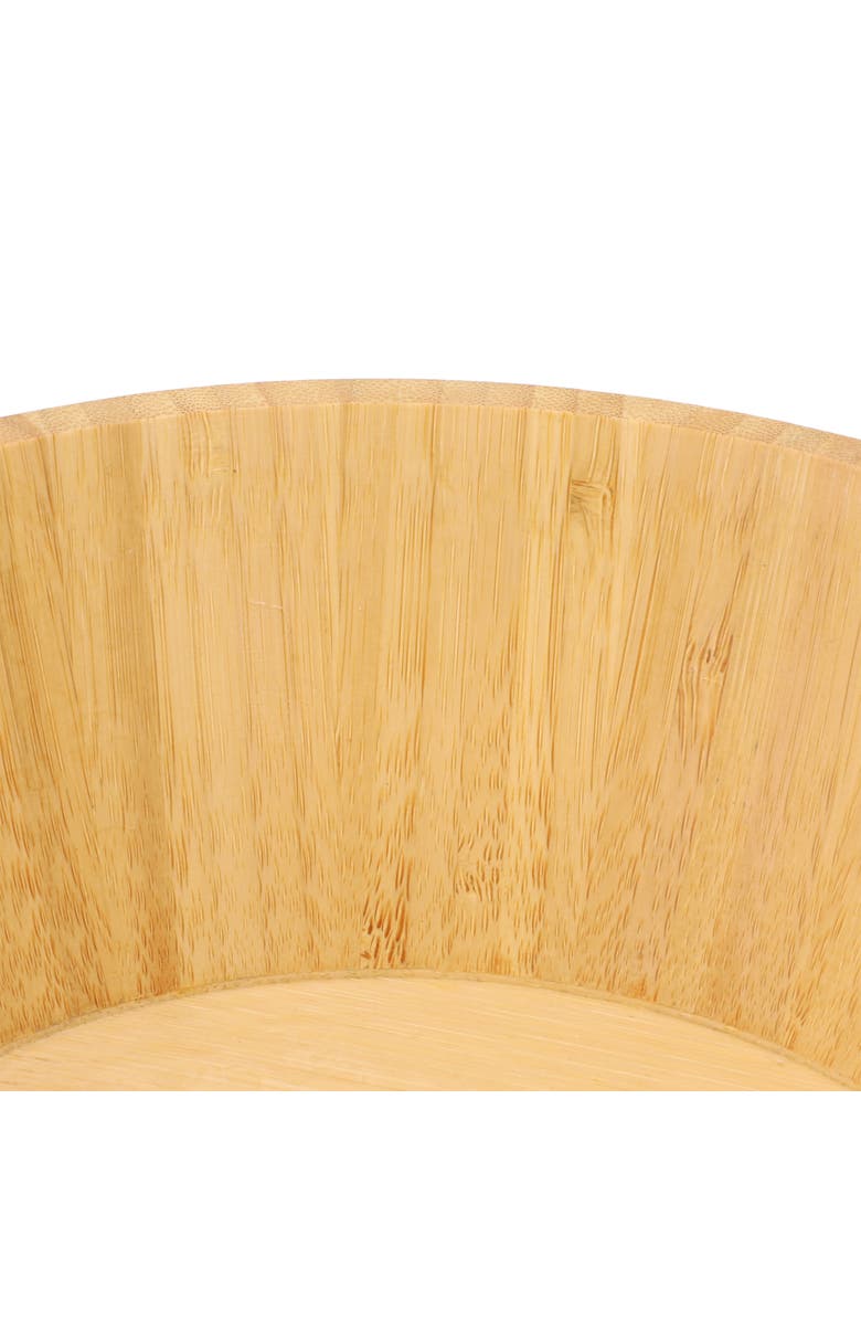 Megachef 4 Piece 8 Inch Wood Salad Bowl Set, Alternate, color, Bamboo