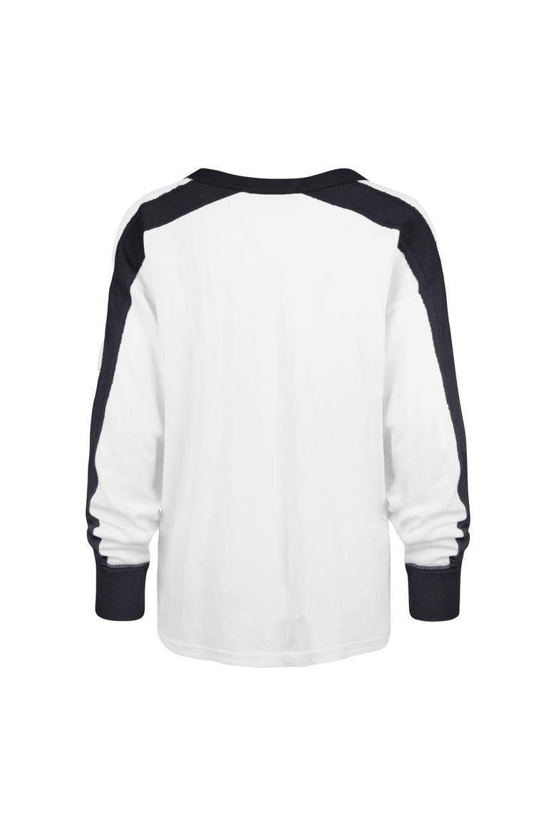 Women's '47 White Boston Red Sox Premier Caribou Long Sleeve T-Shirt, Alternate, color, White