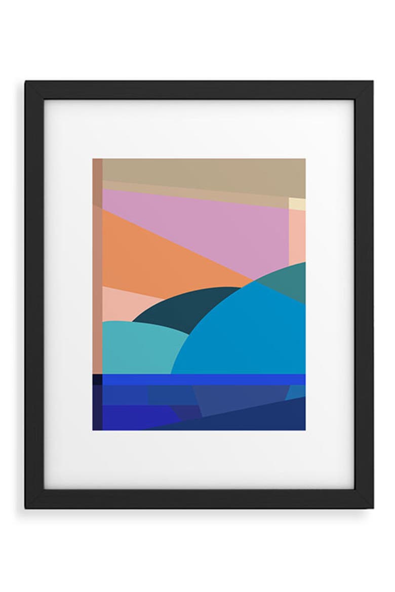 In The Winter Sun Framed Art Print, Main, color, BLACK FRAME
