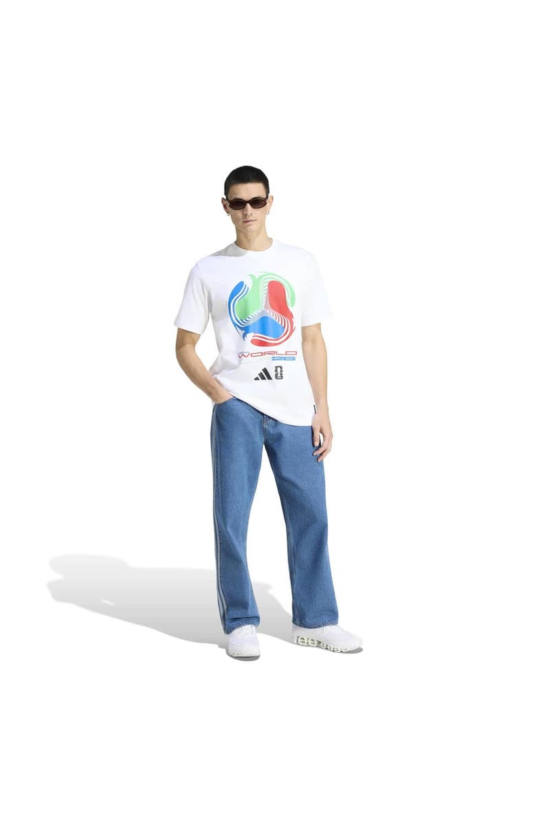 adidas Men's adidas White 2026 FIFA World Cup Tour T-Shirt, Alternate, color, White