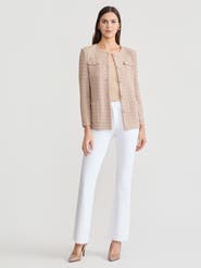 Misook Heritage Tonal Tweed Knit Jacket
