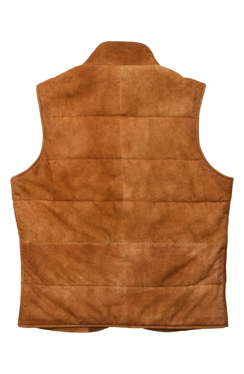 FLYNT Quilted Suede Vest, Alternate, color, Burnished Copper