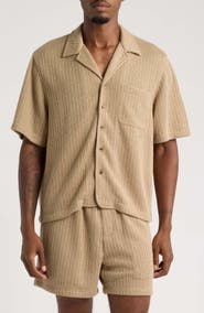 RIZORT Hunter Knit Camp Shirt