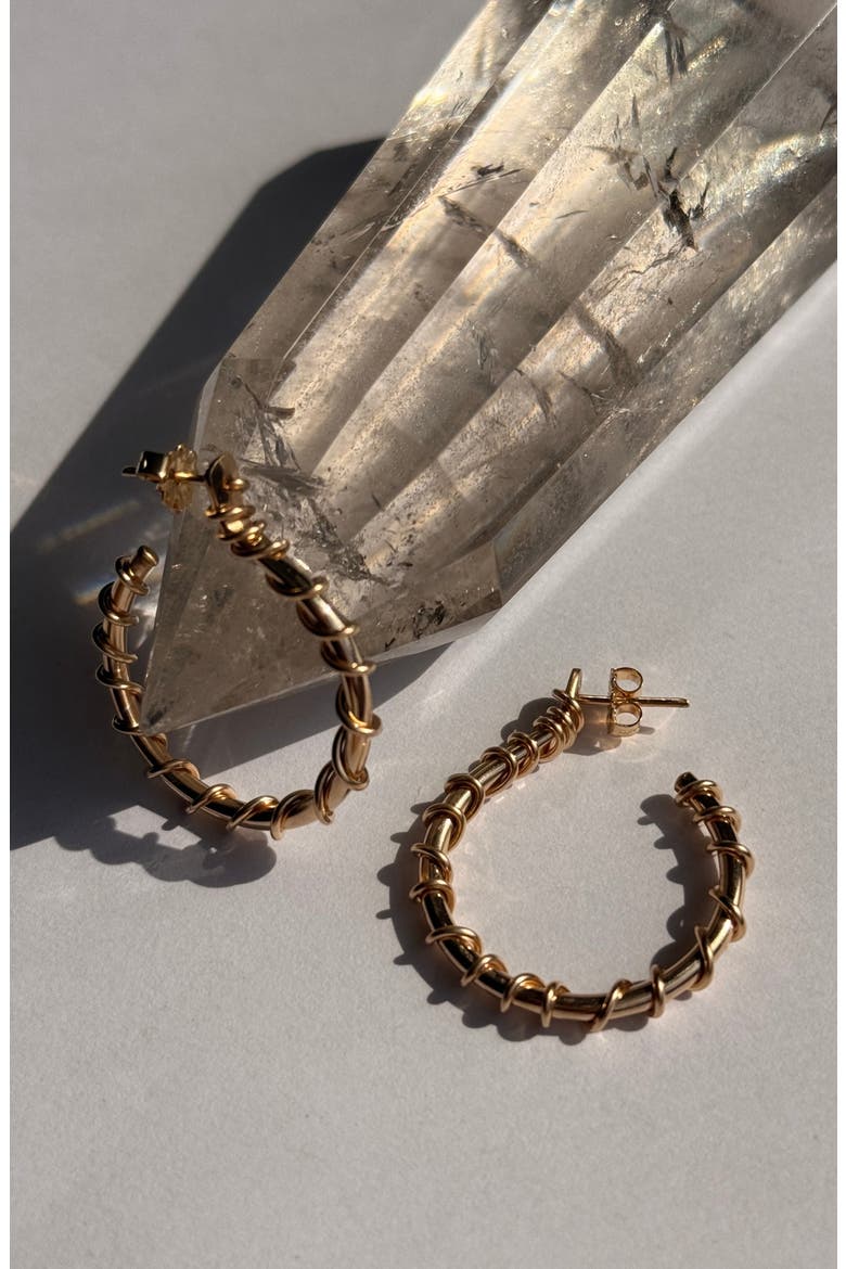 Spina Hoops, Alternate, color, 14K Gold Filled