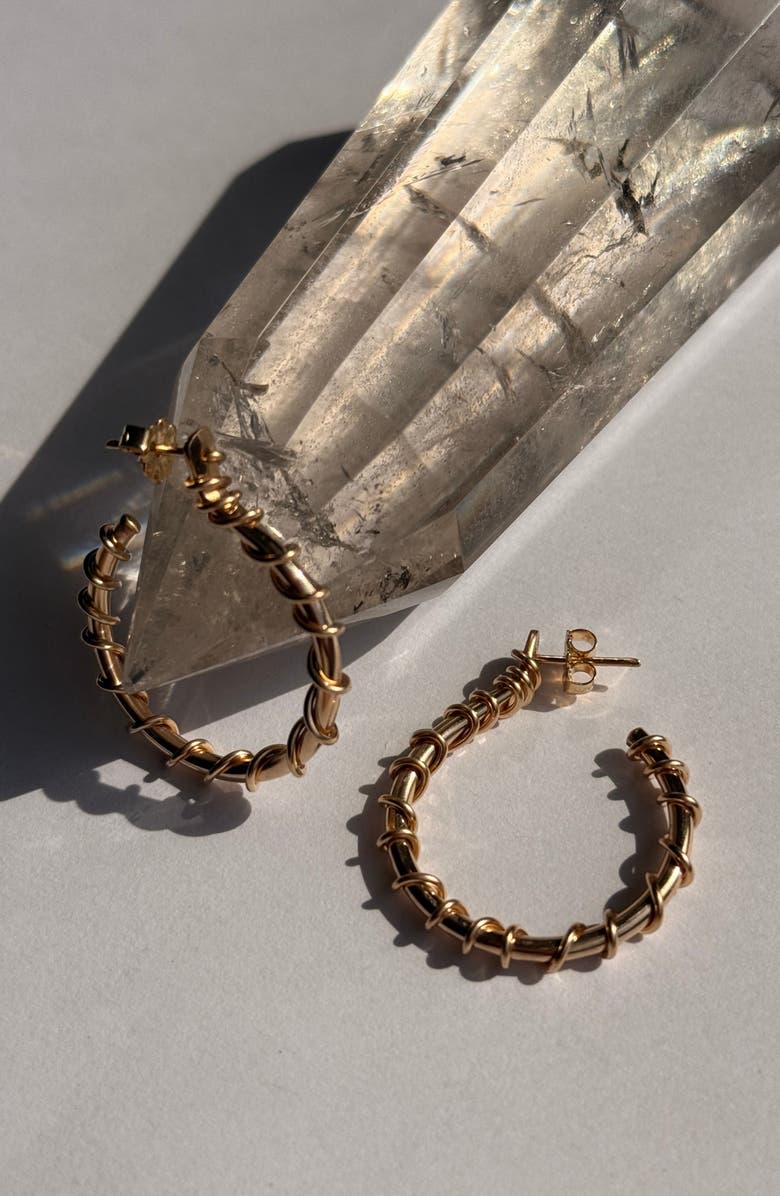 ALBISIA Spina Hoops, Alternate, color, 14K Gold Filled