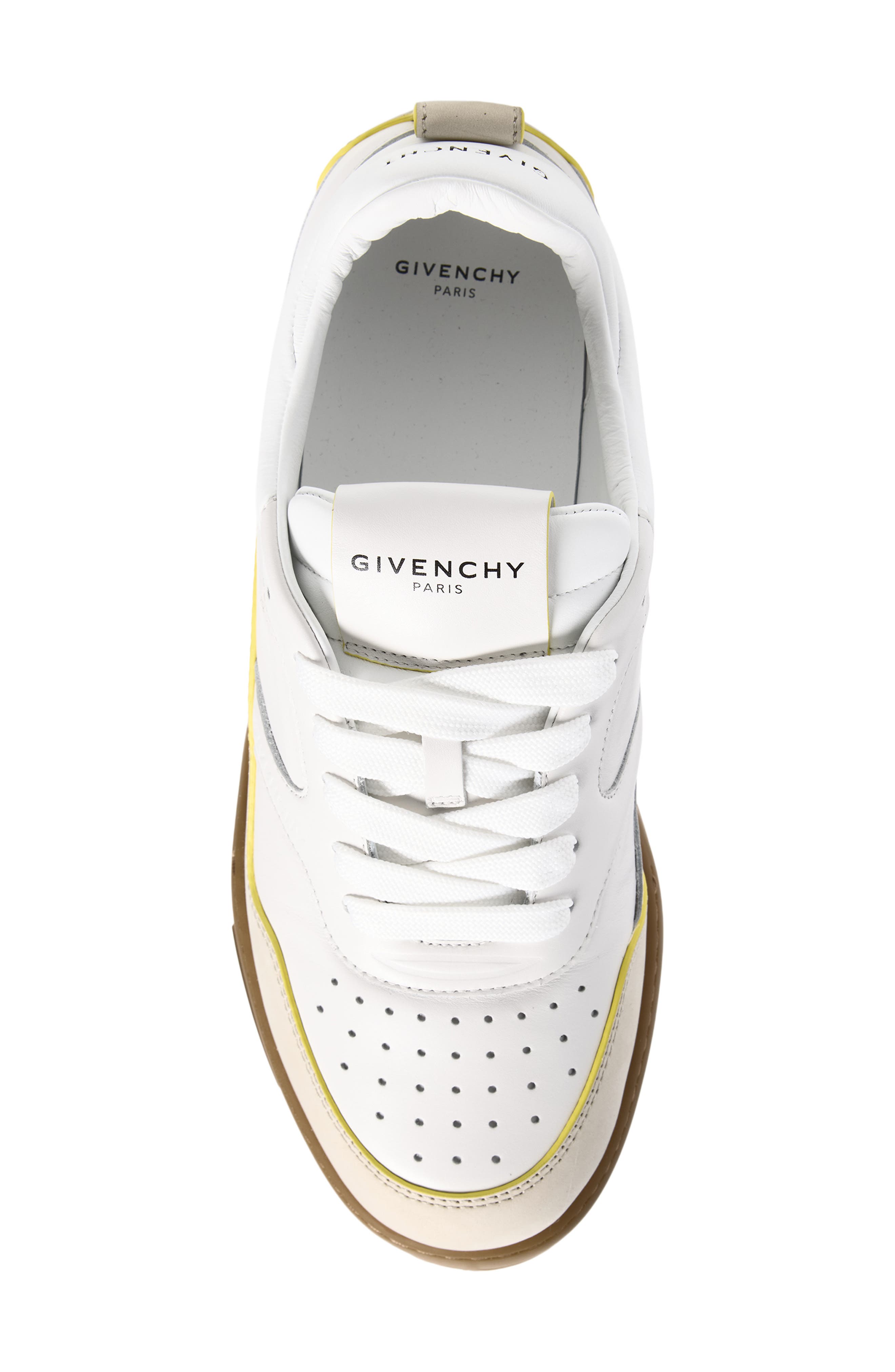 Yard Court Sneaker, Alternate, color, WHITE/ YELLOW