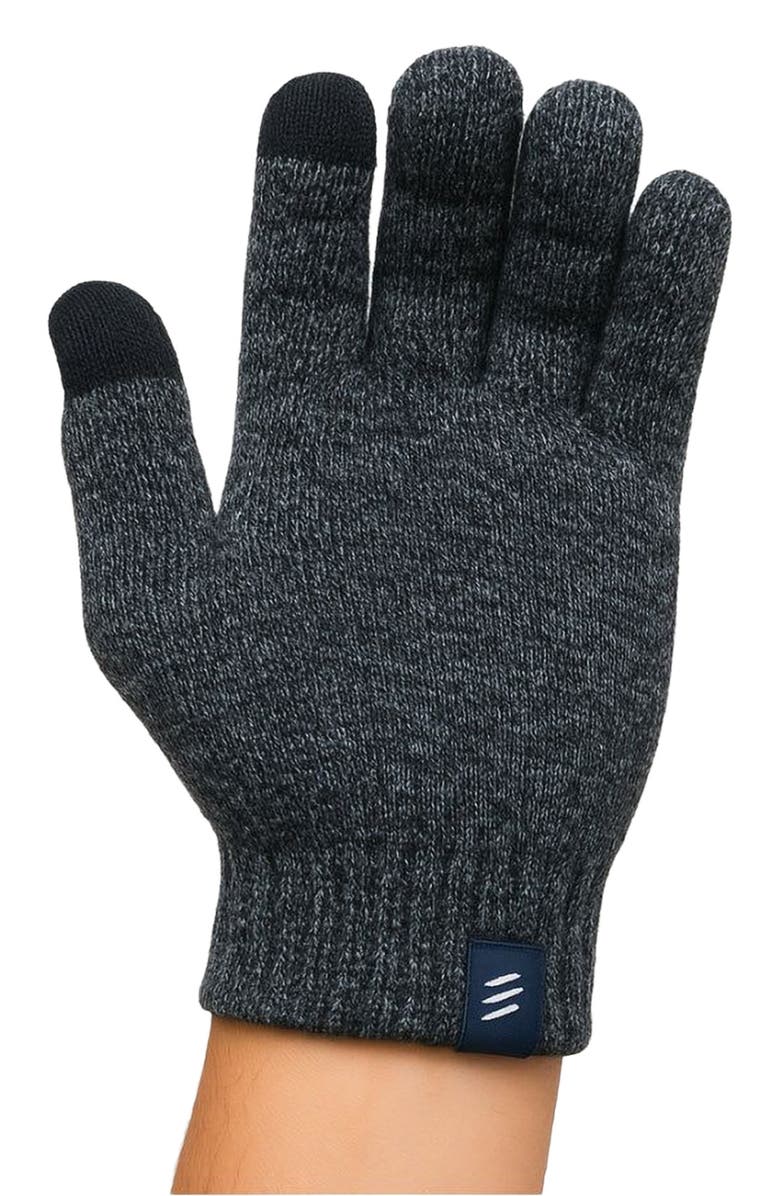 United By Blue The Merino Wool Mountain and Marled Knit Glove 2-pack, Alternate, color, Black