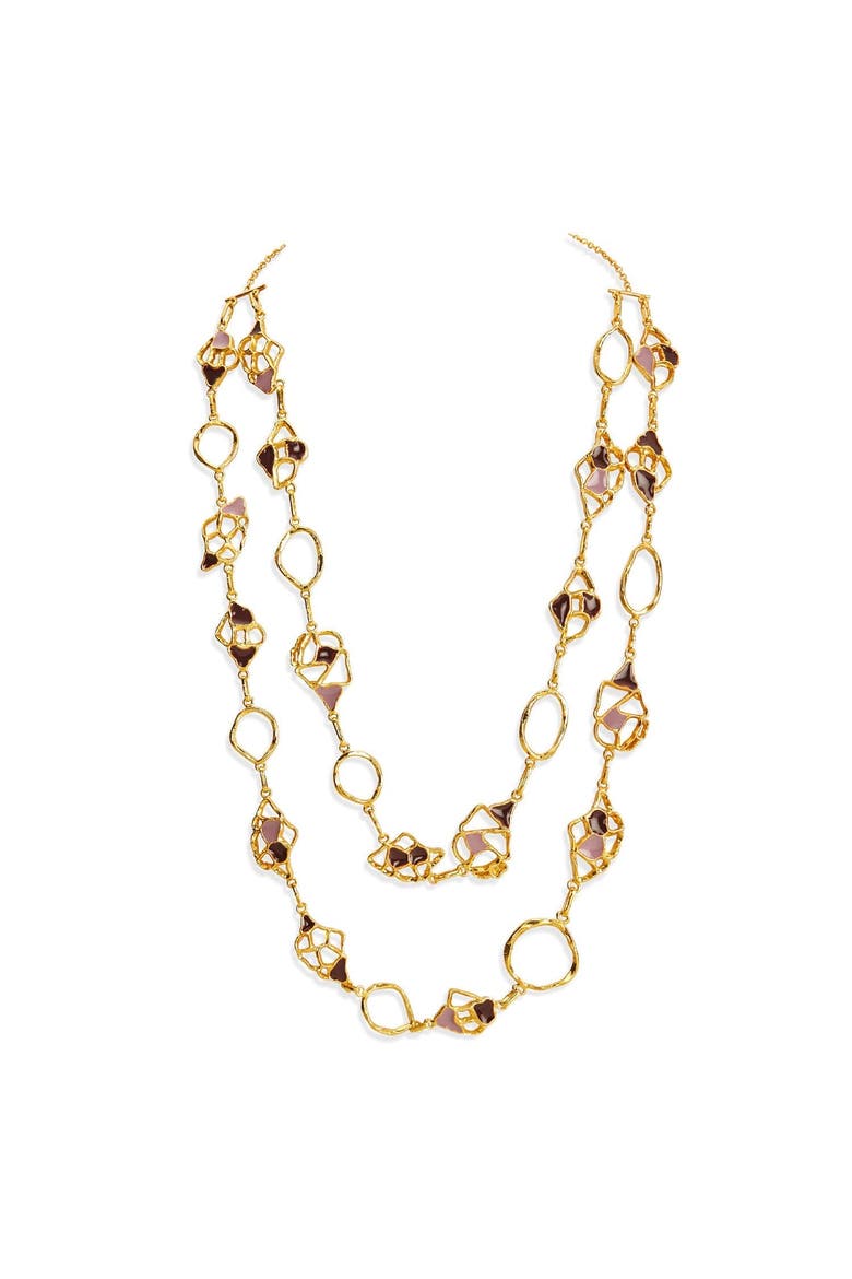 MIVA MAXI NECKLACE, Main, color, Gold Plated