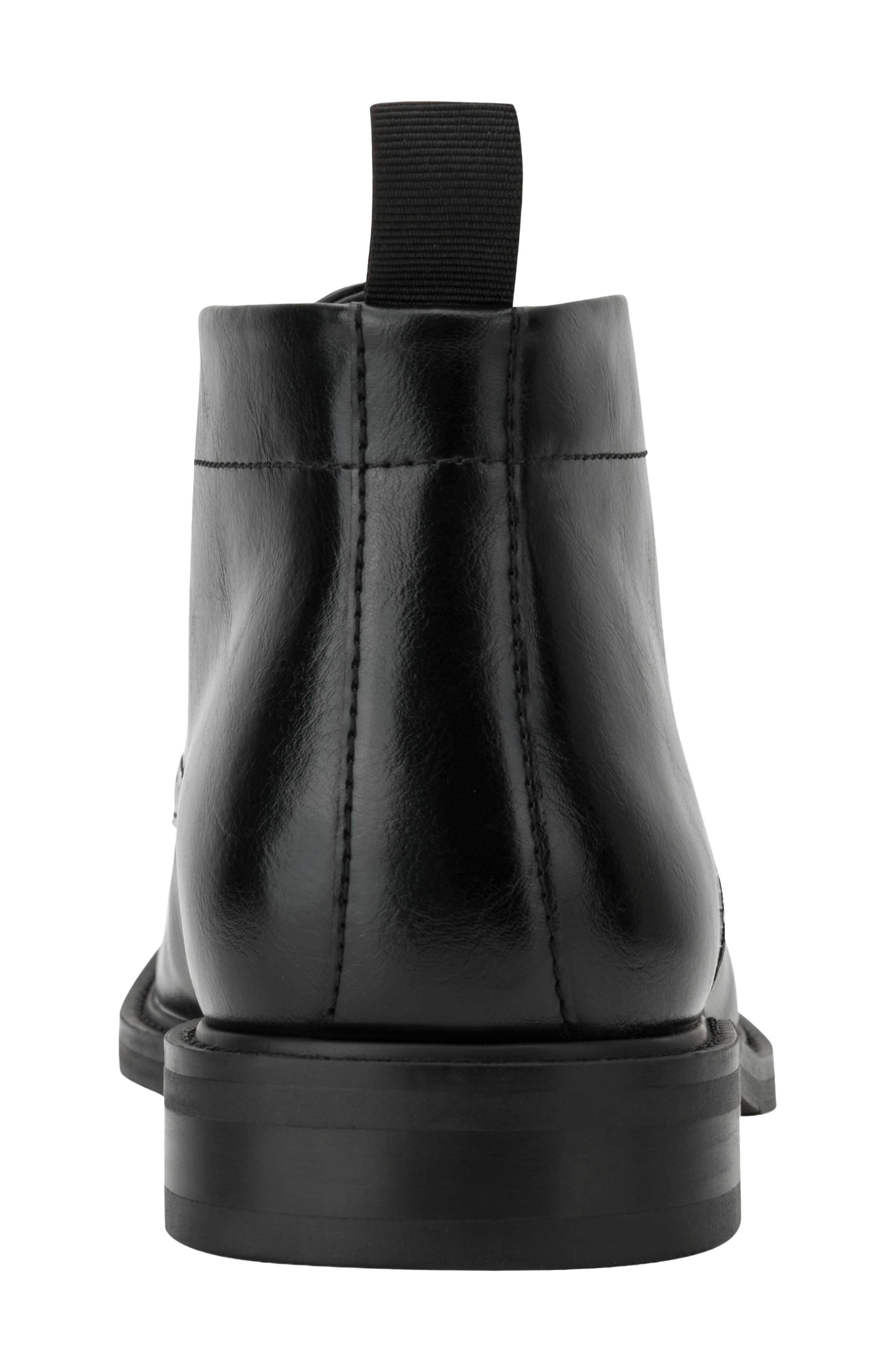 Kenneth Cole Reaction London Faux Leather Chukka Boot, Alternate, color, Black