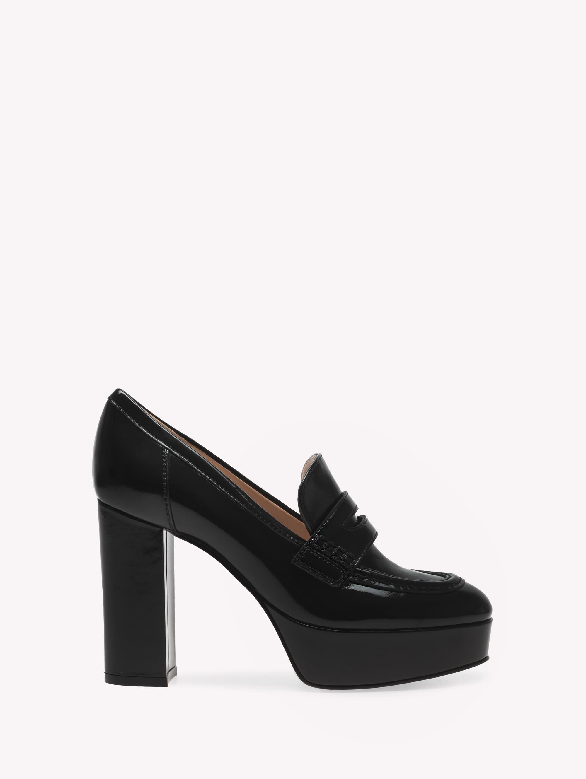 Gianvito Rossi Hadden Mocassin, Main, color, Black Lamb Leather