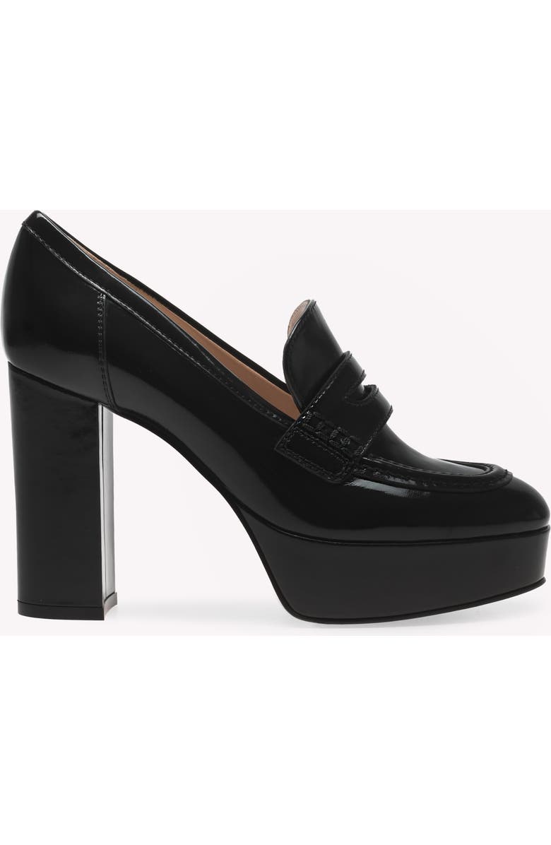 Gianvito Rossi Hadden Mocassin, Main, color, Black Lamb Leather