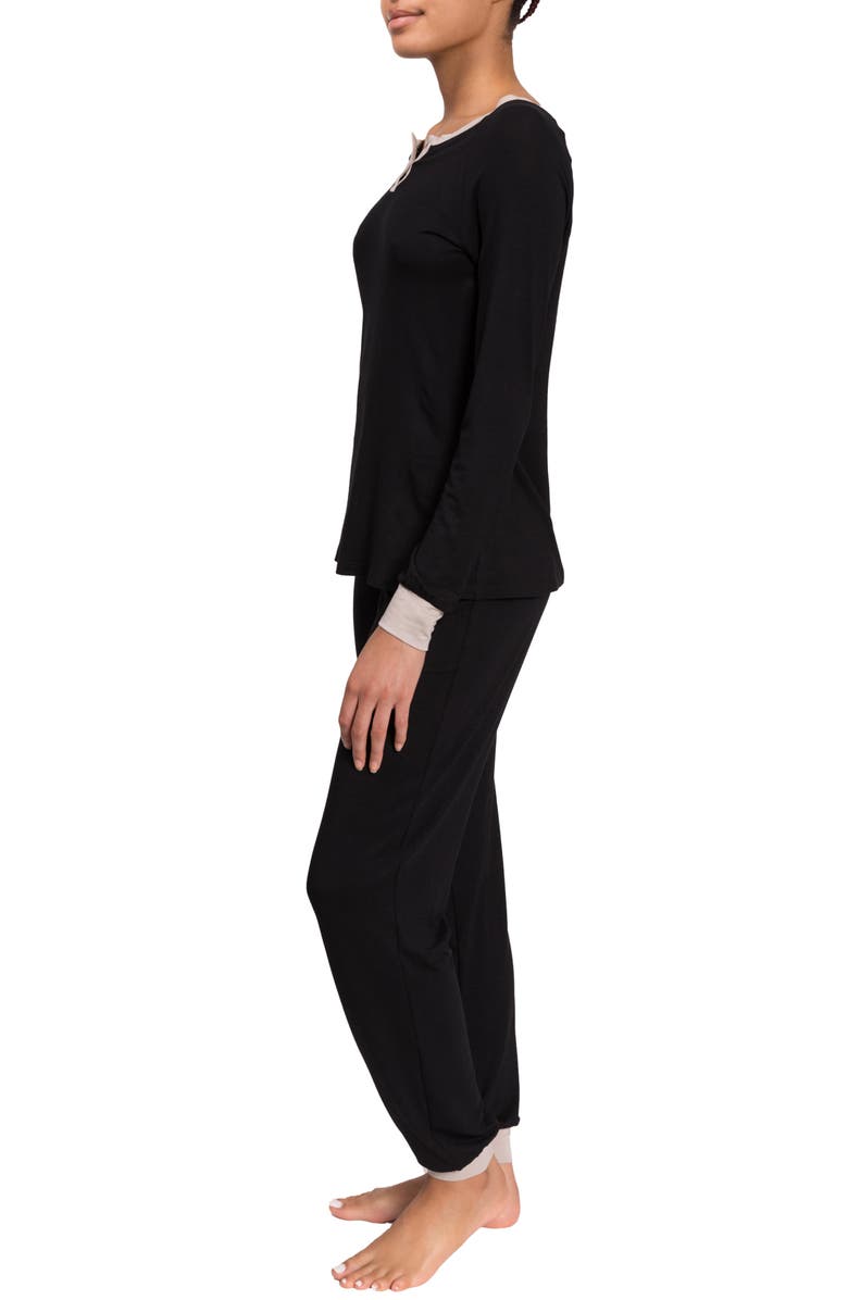 Everyday Ritual Henley Jogger Pajamas, Alternate, color,