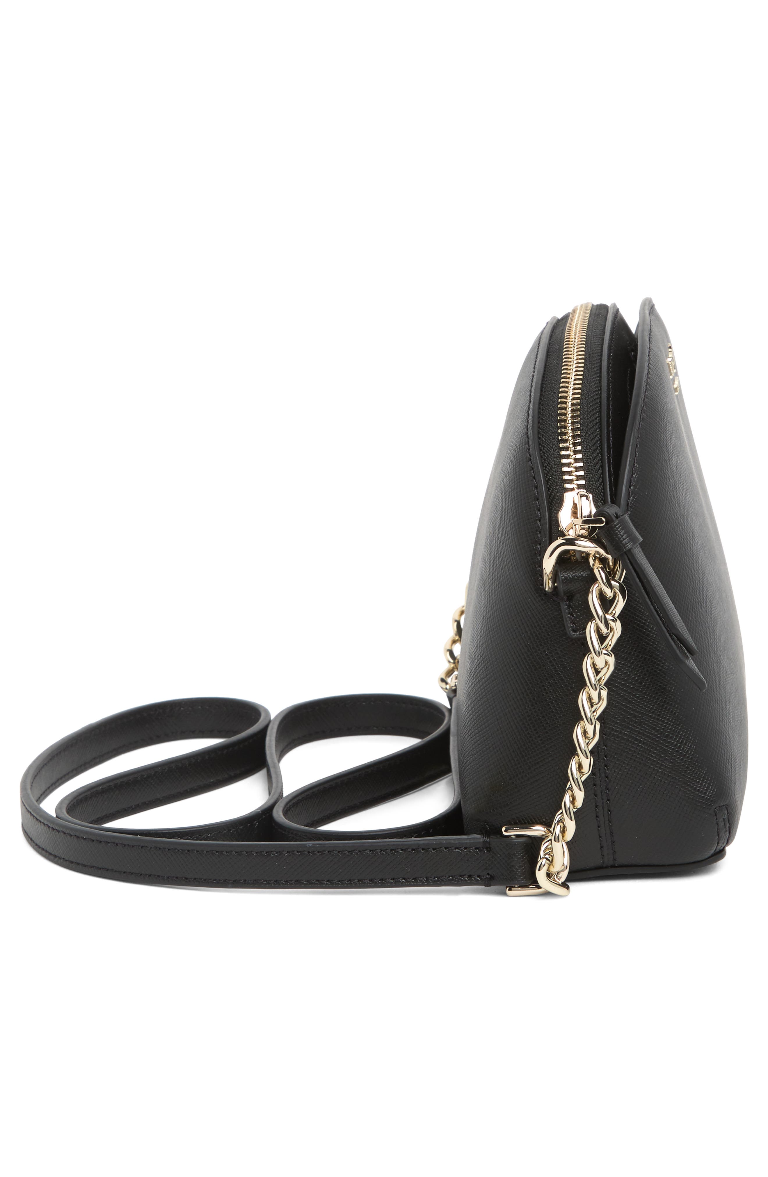 Kate Spade New York hilli leather crossbody bag, Alternate, color, Black