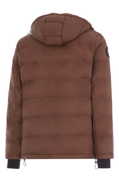 Helios The Heated Coat Helios 2-in-1 Heated Hybrid Coat In Brown