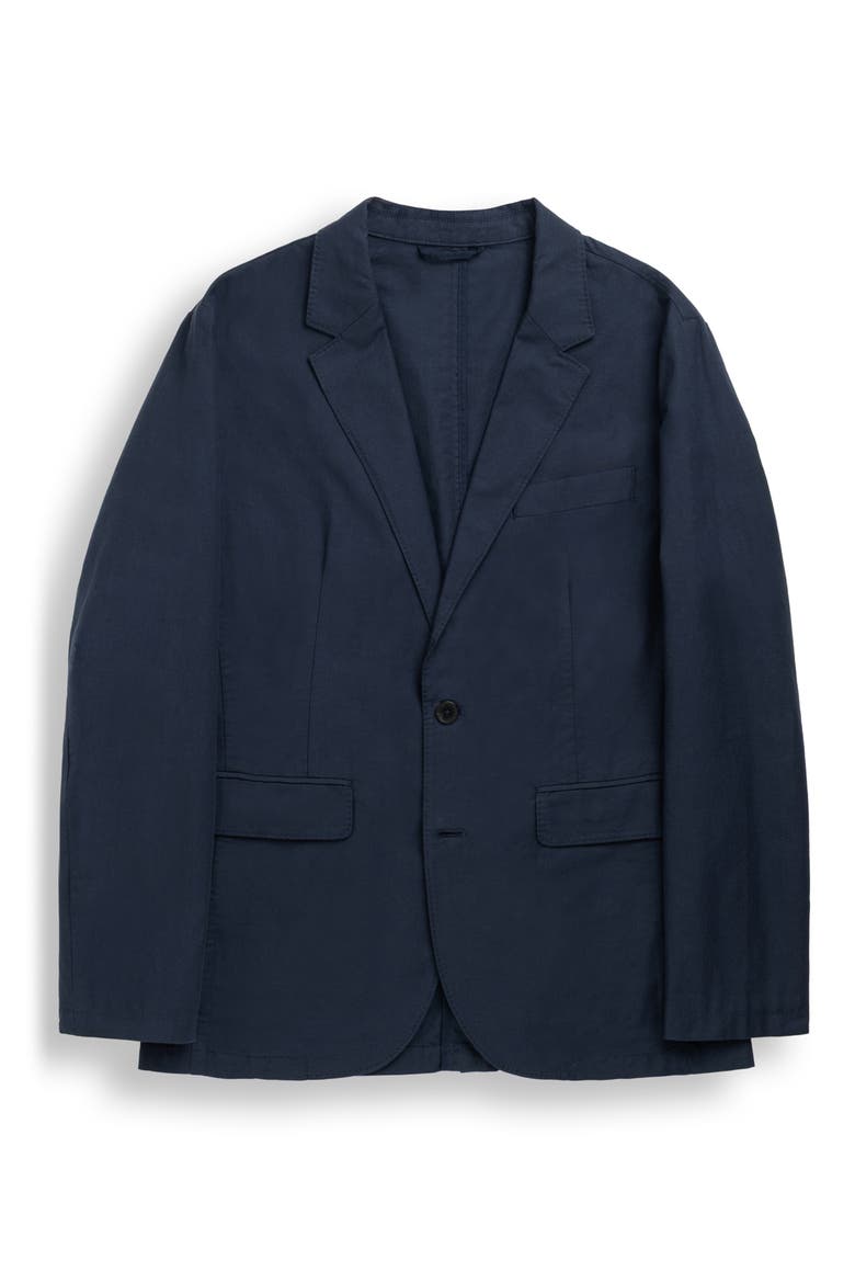 Gunn Stretch Cotton Suit Jacket, Alternate, color, NAVY