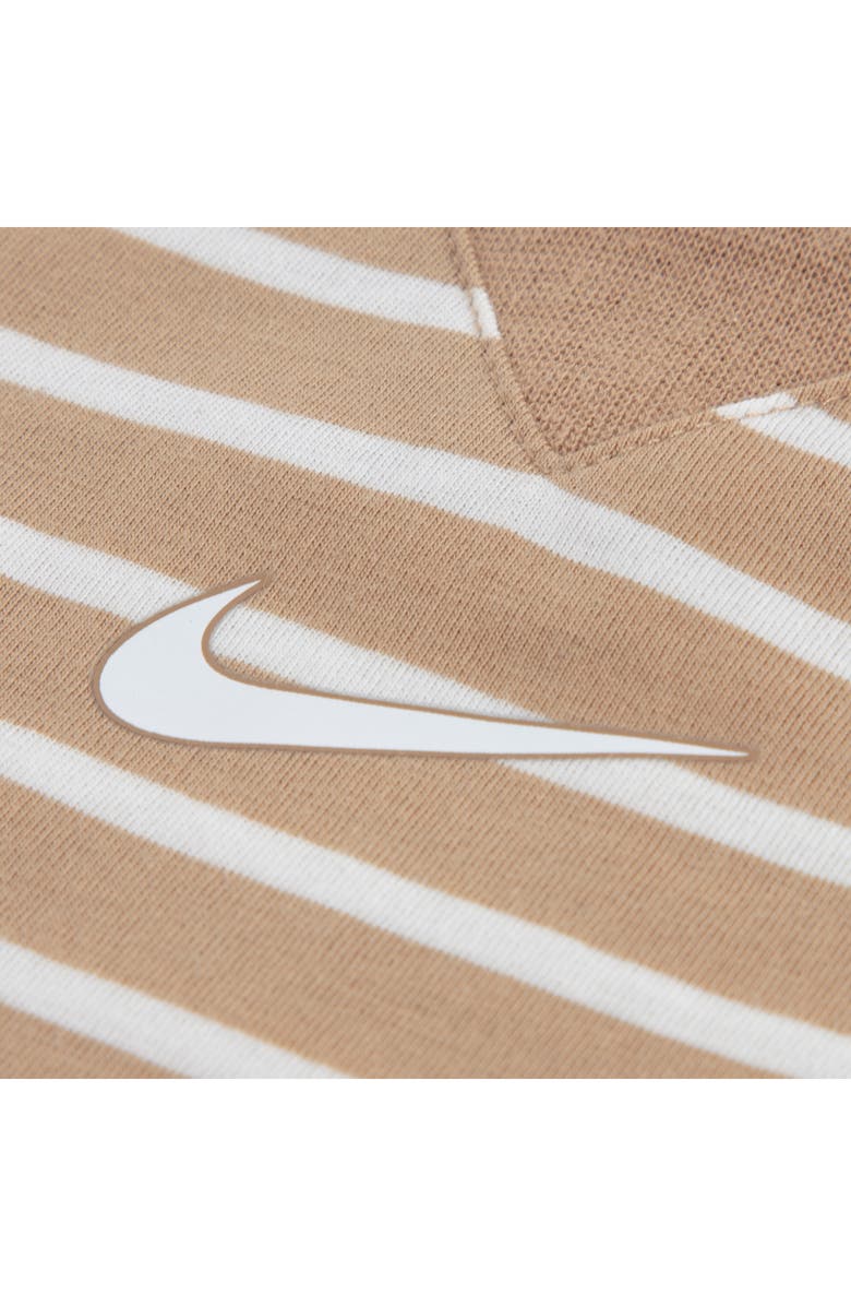 Nike Swoosh Romper, Alternate, color, Hemp