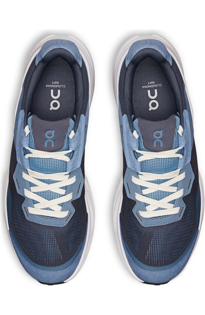 On Cloudnova Rift Sneaker, Alternate, color, Steel/ Navy