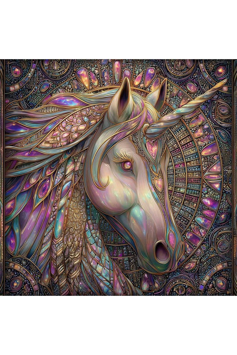 Ivory Unicorn 1000 piece Jigsaw Puzzle for Adults, Alternate, color, Multicolor