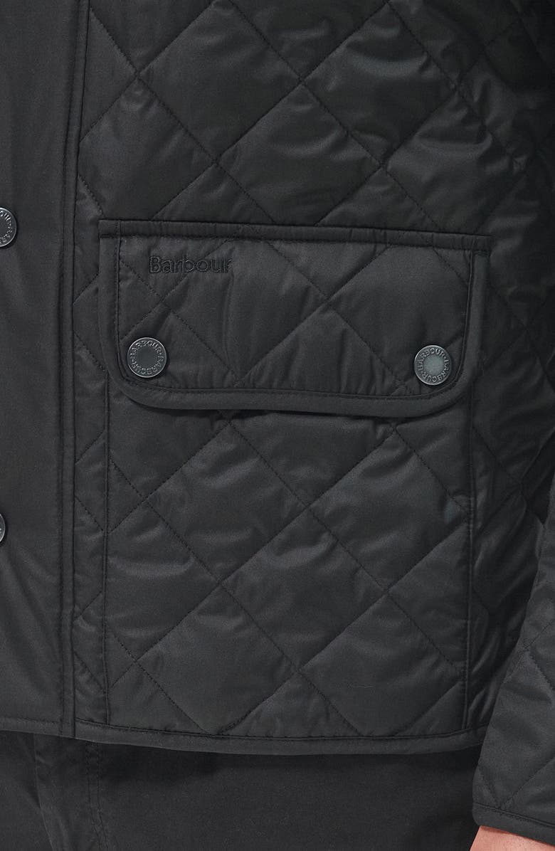 Barbour Lowerdale Quilted Jacket, Alternate, color, Black