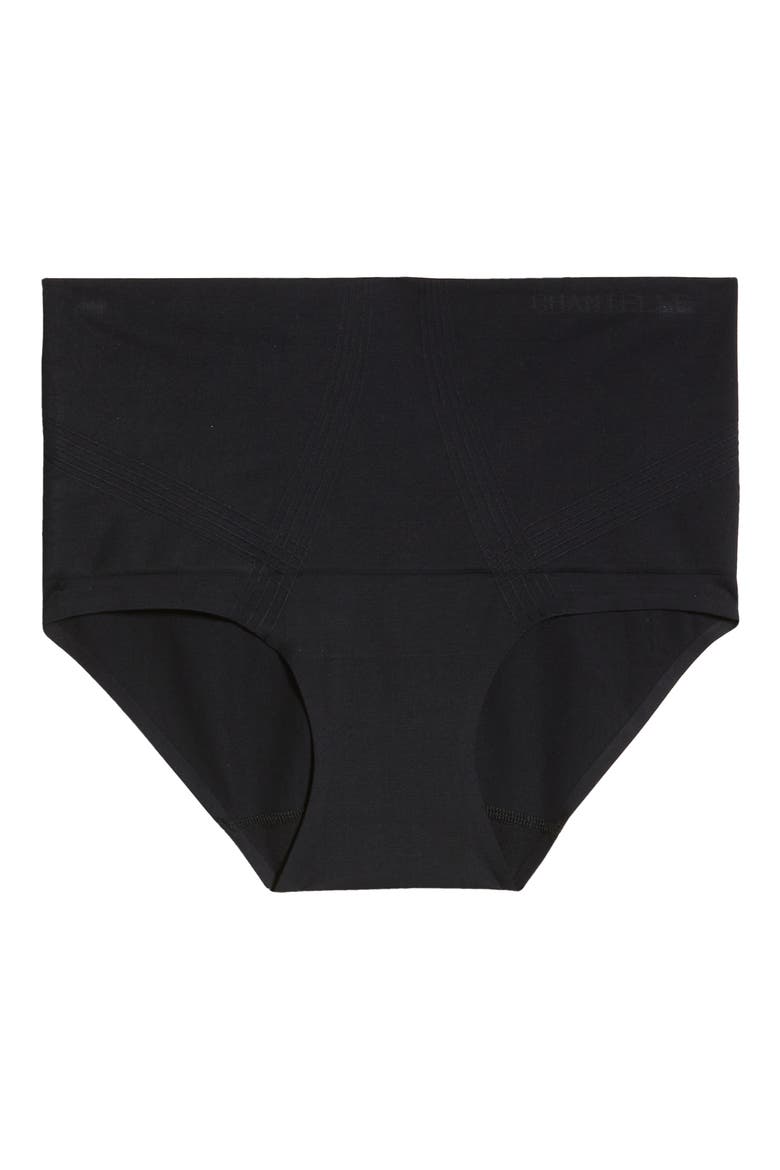 Smooth Comfort High Waist Briefs, Alternate, color, BLACK-11
