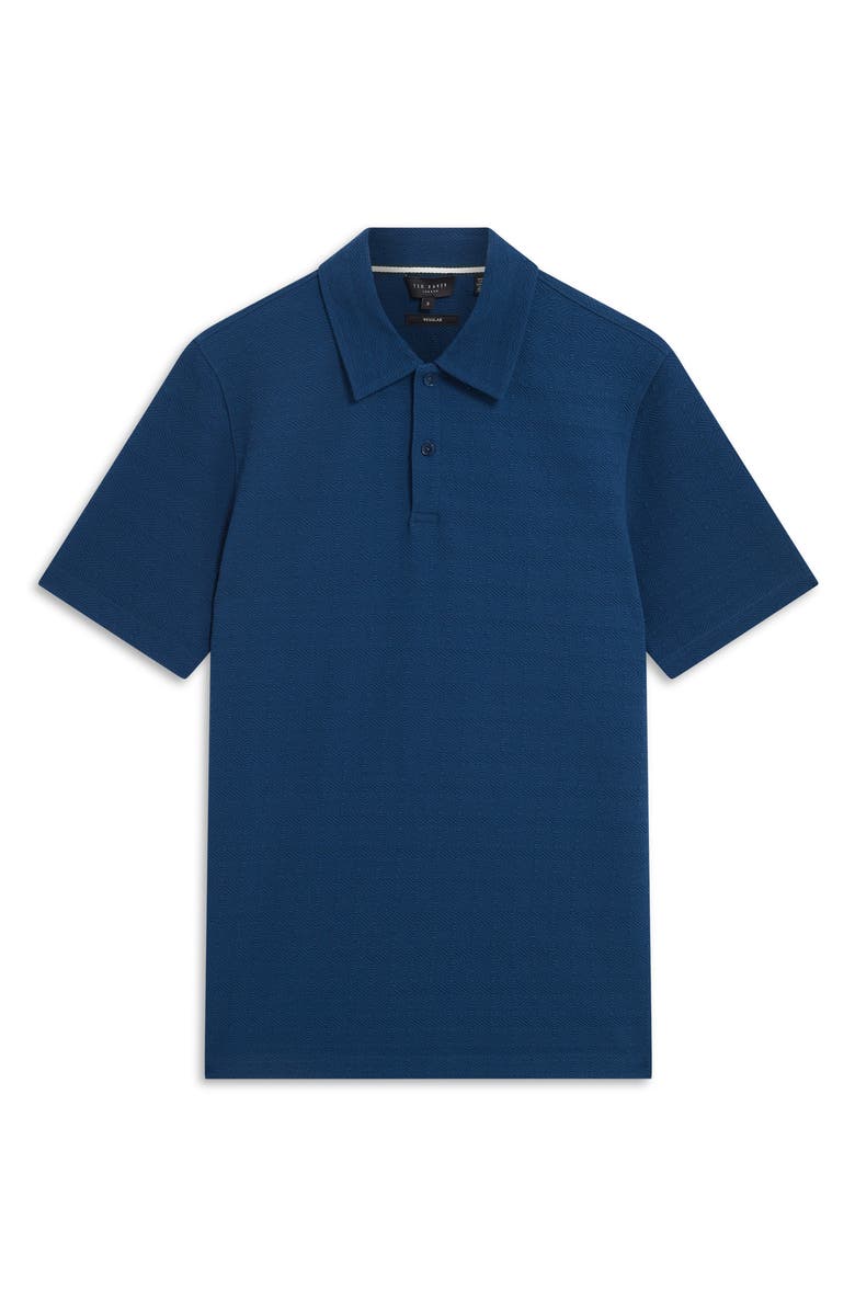 Ted Baker Serapa Texture Polo, Alternate, color, Dk-Blue