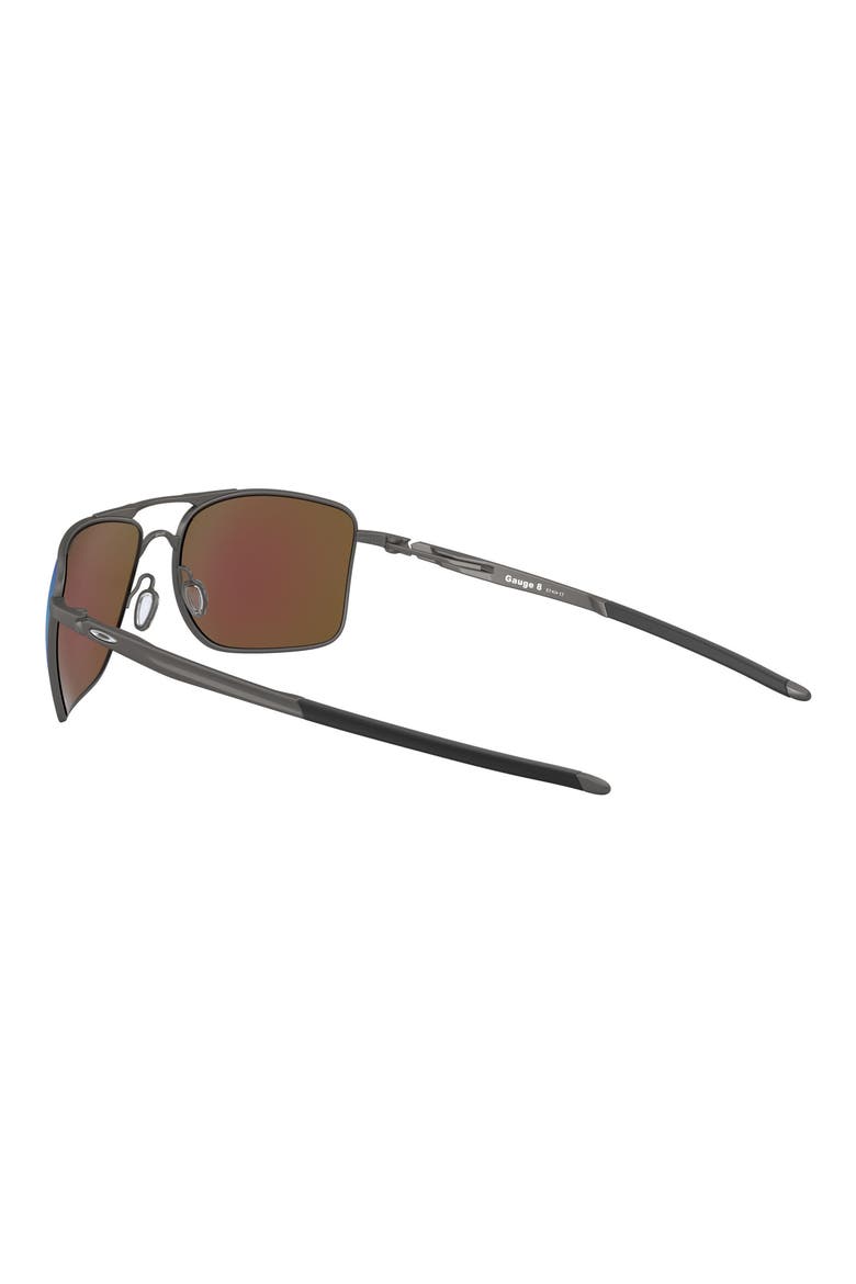 Gauge 8 62mm Prizm™ Polarized Aviator Sunglasses, Alternate, color, GREY