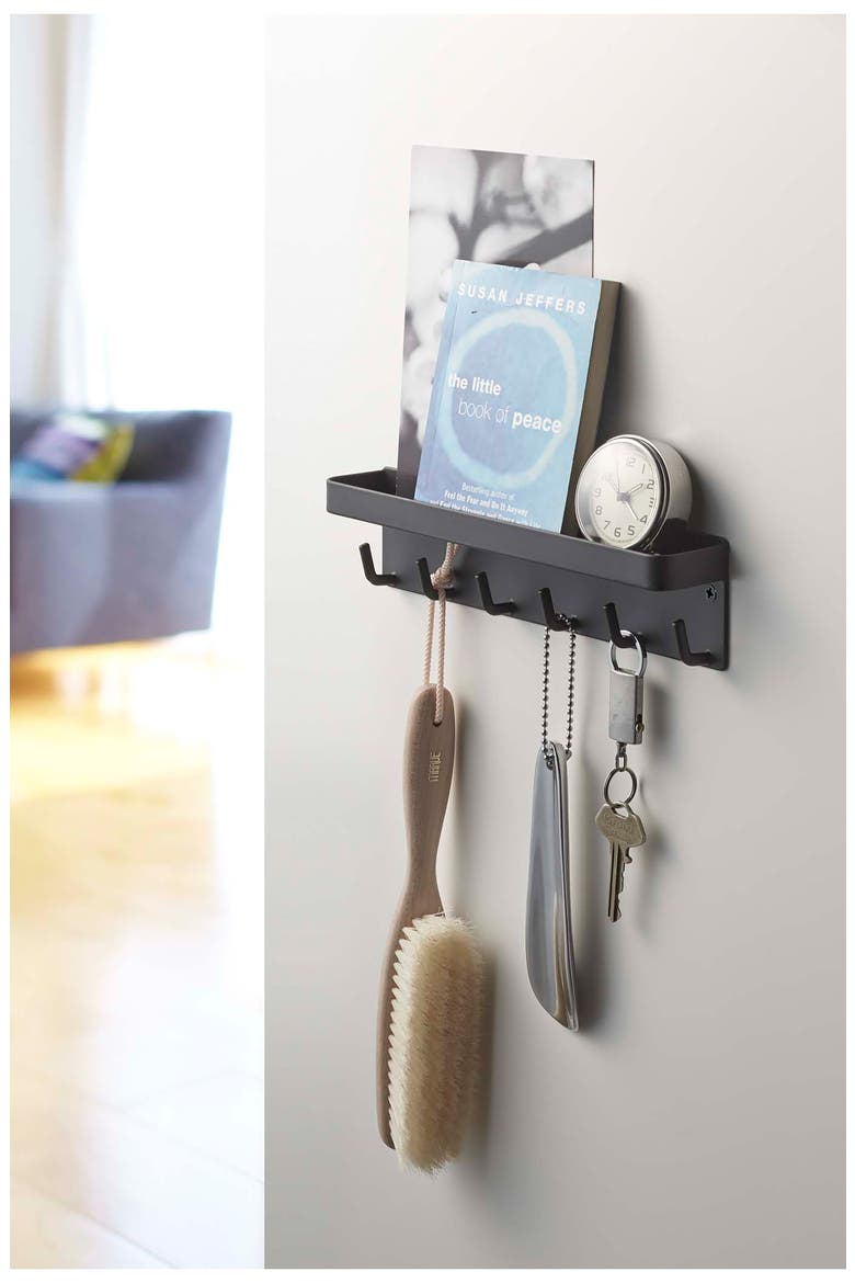 Magnetic Key Rack, Alternate, color, BLACK