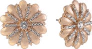 Laundry by Shelli Segal Crystal Flower Stud Earrings
