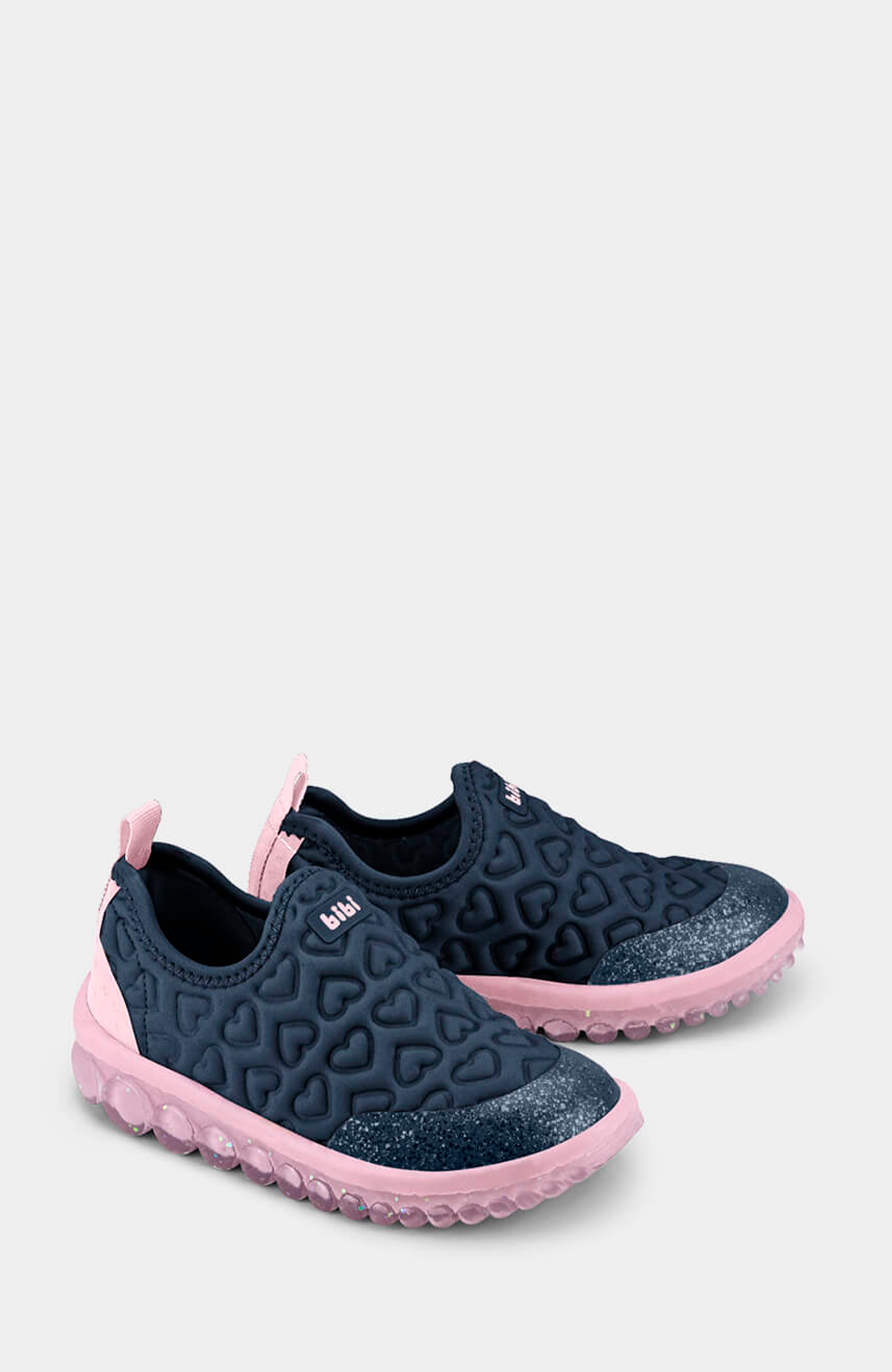 Girls Roller Hearts 2.0 Everyday School Sneaker, Alternate, color, Navy Pink