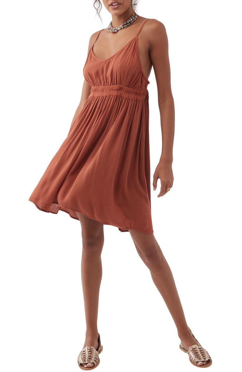 O'Neill Kenzie V-Neck Minidress, Main, color,