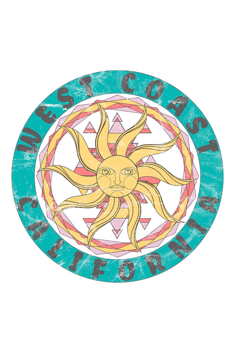 Boy's Lost Gods West Coast Sun  Graphic T-Shirt, Alternate, color, White