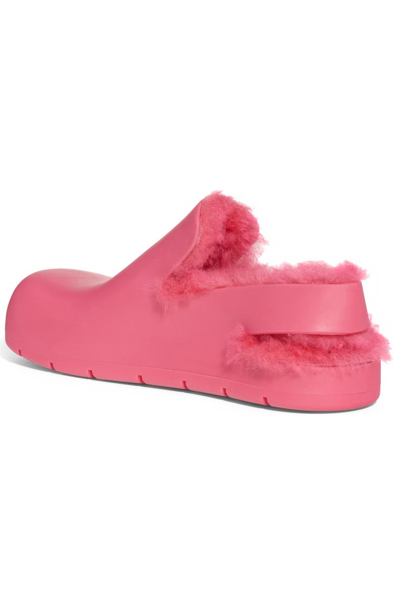 Bottega Veneta Puddle Genuine Shearling Lined Slingback Clog, Alternate, color,