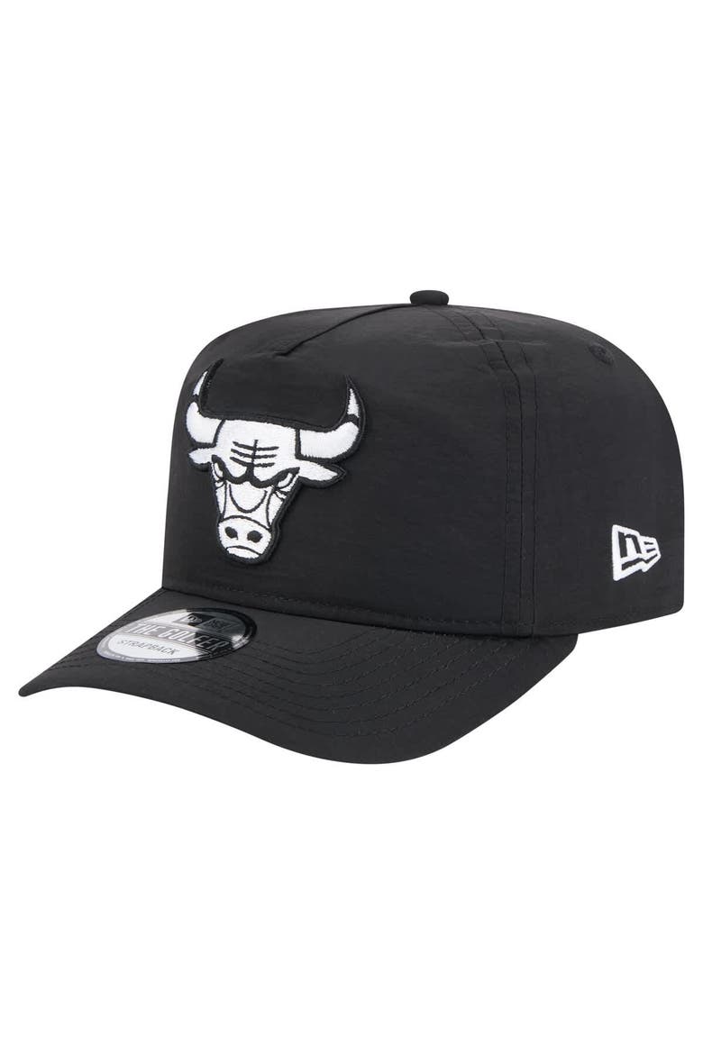 Men's New Era Black Chicago Bulls Injection Everyday Golfer Adjustable Hat, Main, color, Black