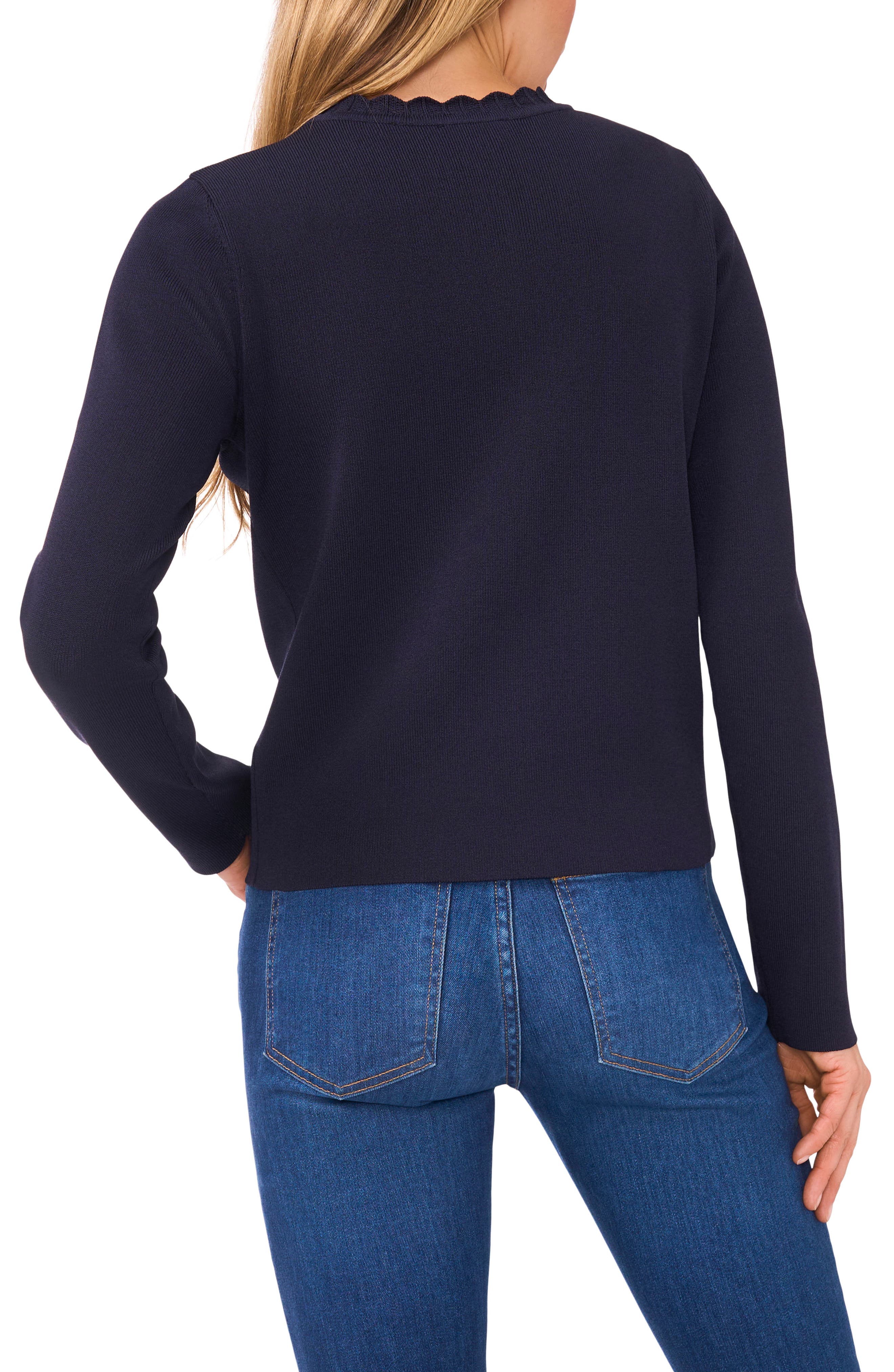 Scallop Detail Cardigan - image 2