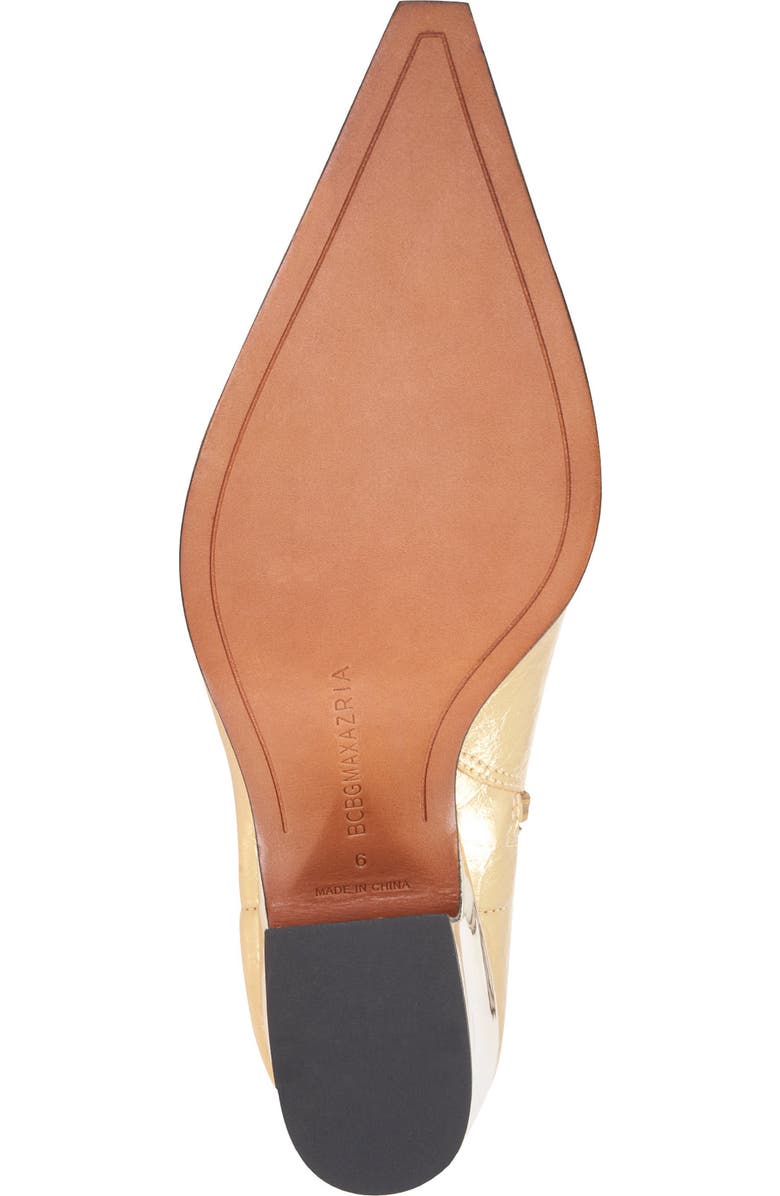 BCBGMAXAZRIA Seriba Block Heel Bootie, Alternate, color, Gold