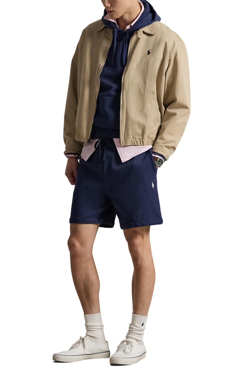 Polo Ralph Lauren Loopback Fleece Shorts, Alternate, color, Cruise Navy