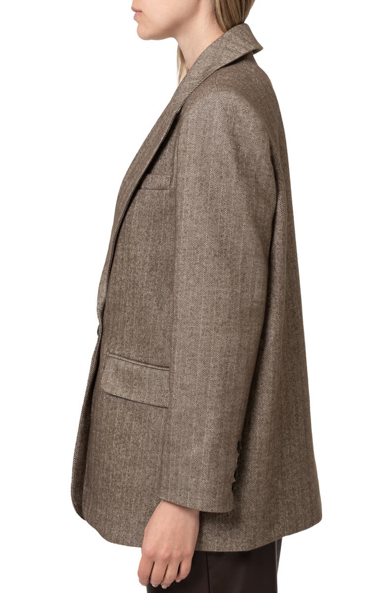 Mavi Jeans Houndstooth Blazer, Alternate, color, 